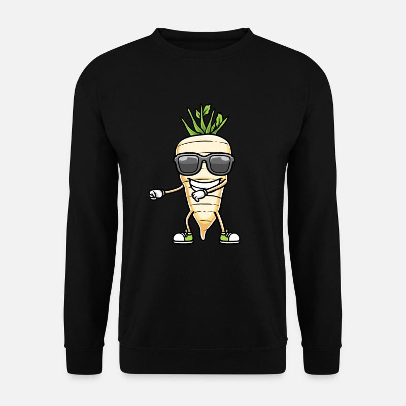 Tanzende Pastinaken Mit Sonnenbrille Pastinaken - Unisex Pullover - Schwarz