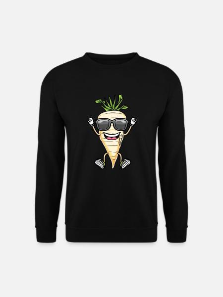 Tanzende Pastinaken Mit Sonnenbrille Pastinaken - Unisex Pullover - Schwarz
