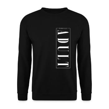 Technical Adult 18 Year Old Birthday Gift - Unisex Sweatshirt - black - Front - Alina (178cm) & Michal (187cm)