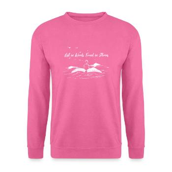 Spruch Lesen Buchliebhaber Bücherwurm Geschenk - Unisex Pullover - Pink - Vorne