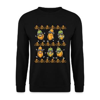Papaya Tanzen - Unisex Pullover - Schwarz - Vorne - Alina (178cm) & Michal (187cm)