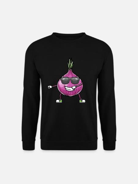 Red Onion Vegetables - Unisex Sweatshirt - black