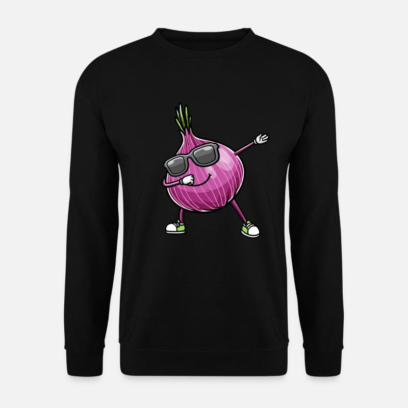 Red Onion Vegetables - Unisex Sweatshirt - black