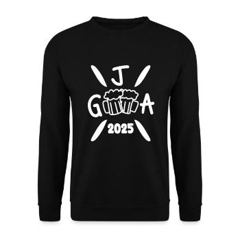 Jga 2025 - Unisex Pullover - Schwarz - Vorne - Alina (178cm) & Michal (187cm)