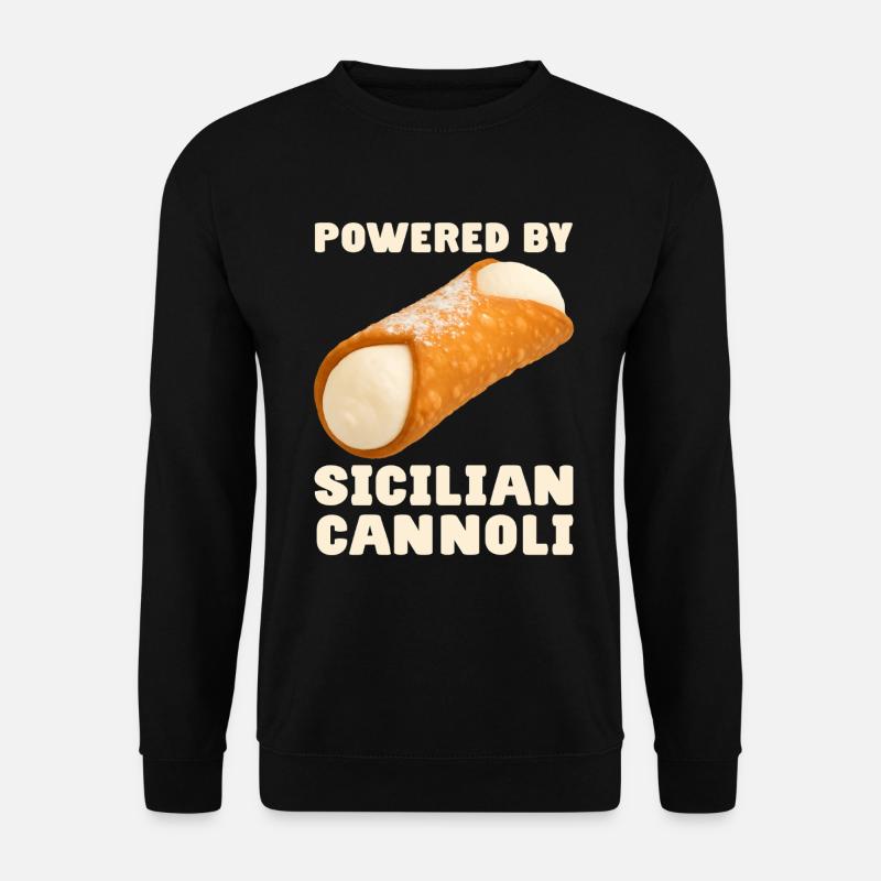 Sicily Cannoli Saying - Unisex Sweatshirt - black