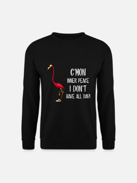 C´mon inner peace i don´t have all day! - Unisex Pullover - Schwarz
