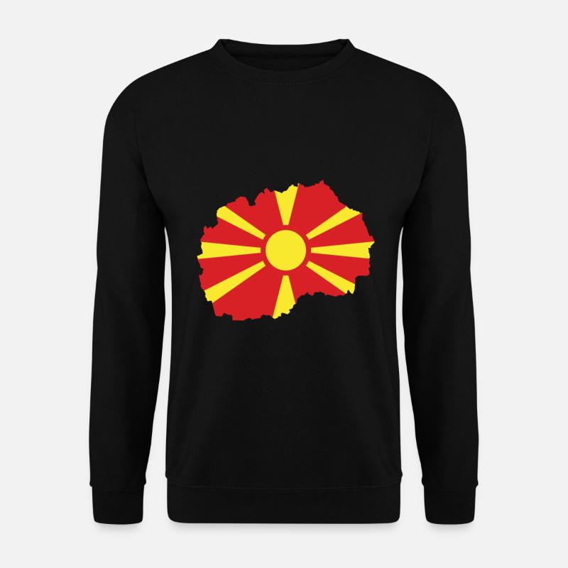 Macédoine - Macédoine - Македонија - Macédoine - Sweat-shirt Unisexe - noir