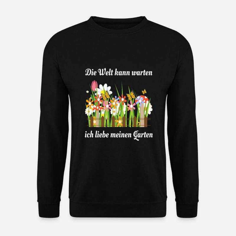 Garten, Gartenarbeit, Gärtner - Unisex Pullover - Schwarz
