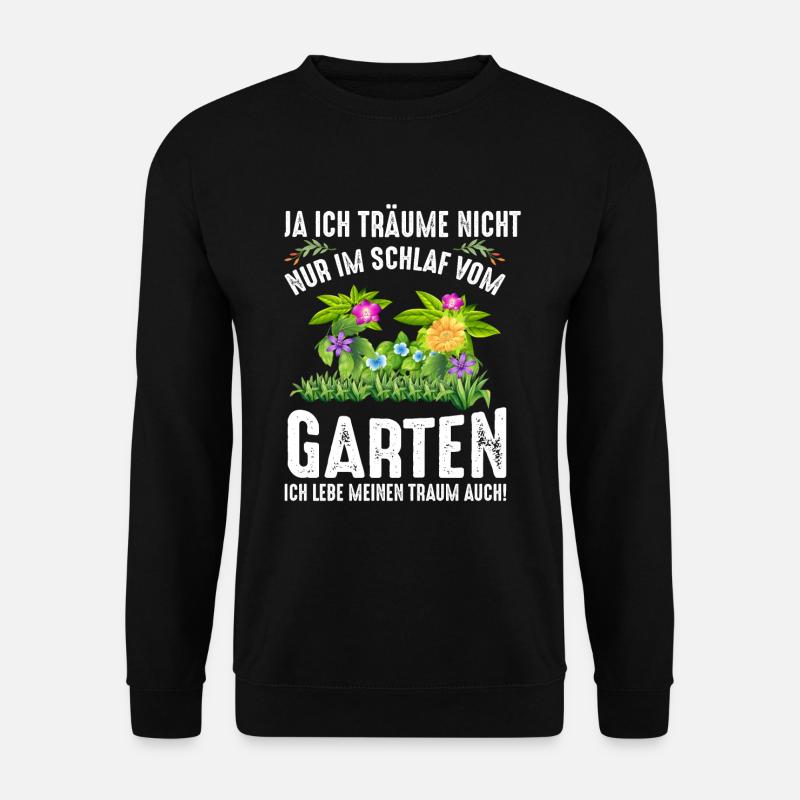 Garten - Unisex Pullover - Schwarz