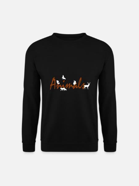 Animals - Unisex Sweatshirt - black