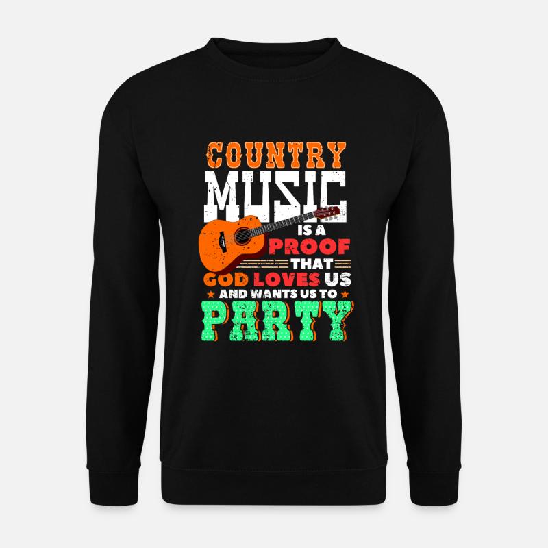 Band, Rockband 90er Jahre Country-Sänger - Unisex Pullover - Schwarz
