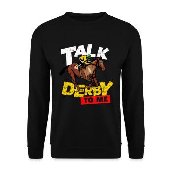 Reiter Pony Dressur Land Cowboy Pony Madchen - Unisex Pullover - Schwarz - Vorne - Alina (178cm) & Michal (187cm)