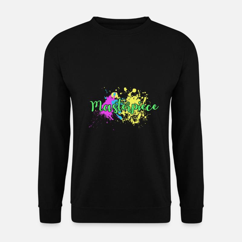 Painter masterpiece - Maler Meisterwerk - Unisex Pullover - Schwarz