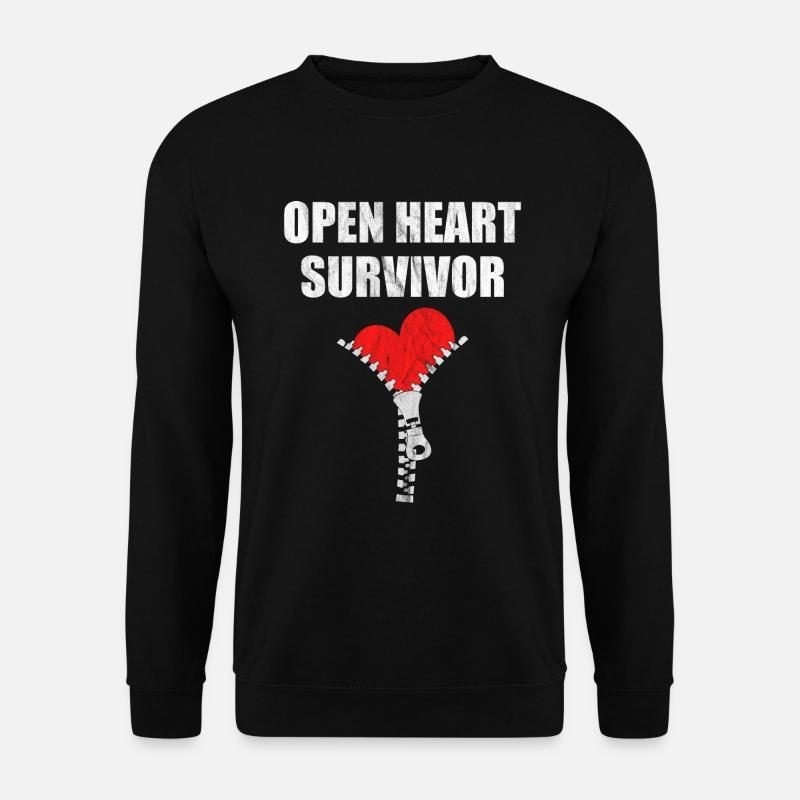Bald gesund Myokardinfarkt Patienten Gesundheit - Unisex Pullover - Schwarz