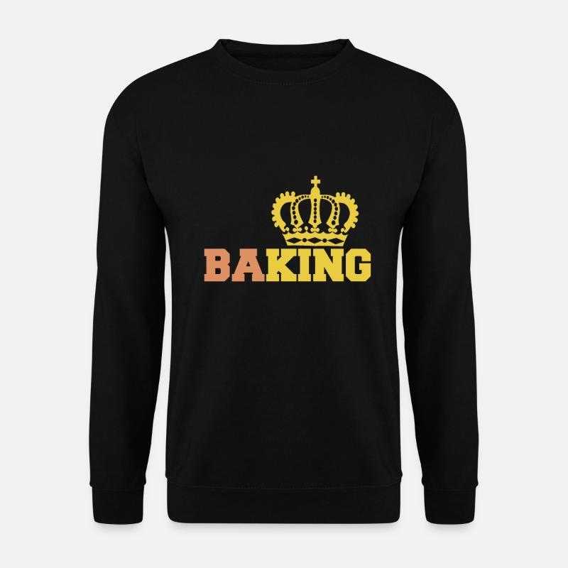 to bake king baking - Unisex Sweatshirt - black