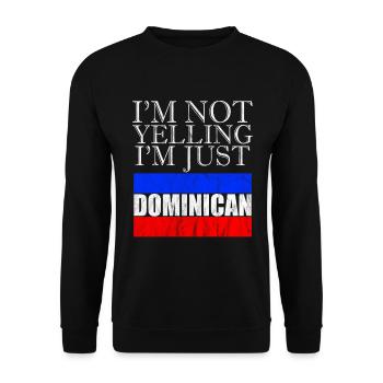 Nation Espagnole Saint Domingue Pays Médina République - Sweat-shirt Unisexe - noir - Devant - Alina (178cm) & Michal (187cm)