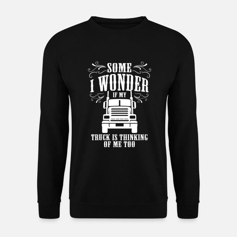 Berufskraftfahrer LKW Trucker Geschenk - Unisex Pullover - Schwarz