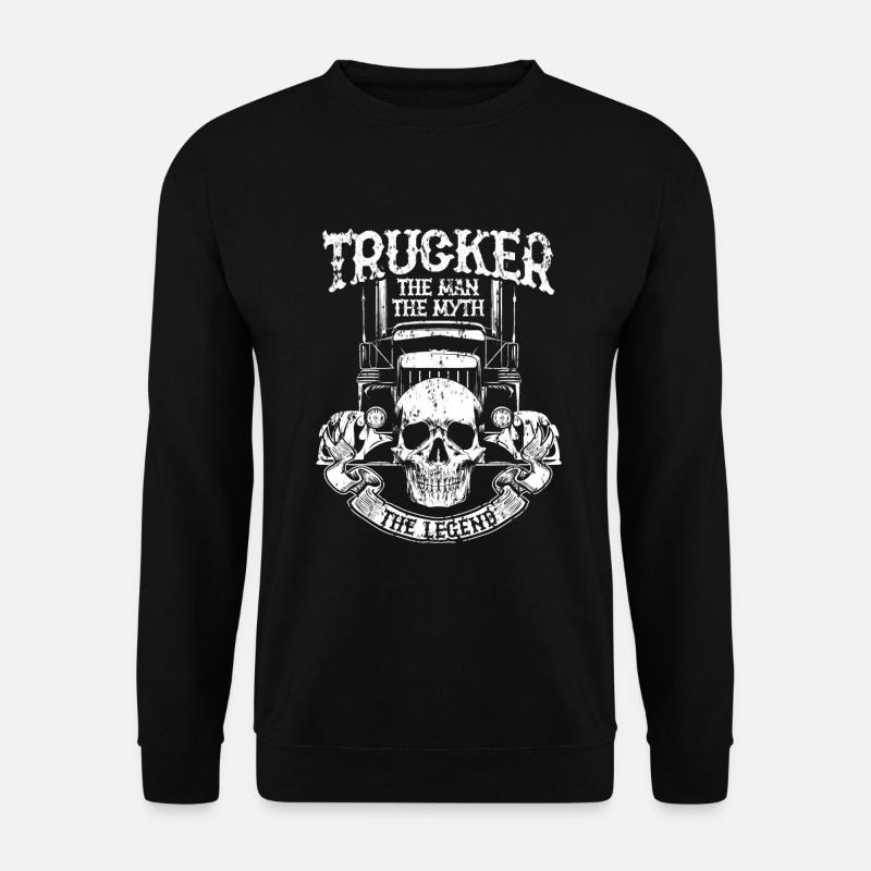 Trucker - Unisex Sweatshirt - black