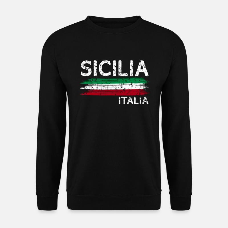Italy Sicily gift - Unisex Sweatshirt - black