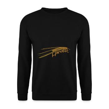 Agriculture harvest - harvest in agriculture - Unisex Sweatshirt - black - Front - Alina (178cm) & Michal (187cm)
