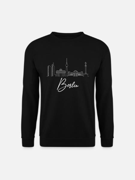 Berlin Berlin Berlin Skyline - Unisex Pullover - Schwarz