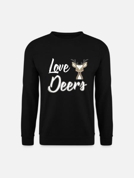 Deer Roe Deer - Unisex Sweatshirt - black