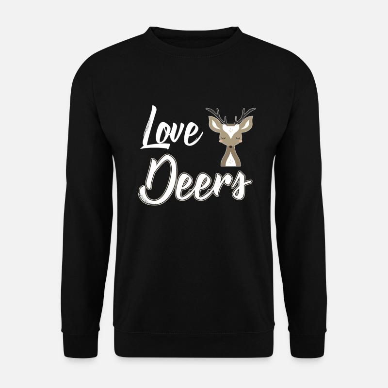 Deer Roe Deer - Unisex Sweatshirt - black