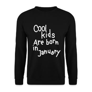 Coole Kids - Unisex Pullover - Schwarz - Vorne - Alina (178cm) & Michal (187cm)