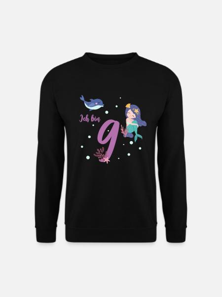 Neunter Geburtstag 9 Jahre alt Geburtstagsshirt - Unisex Pullover - Schwarz