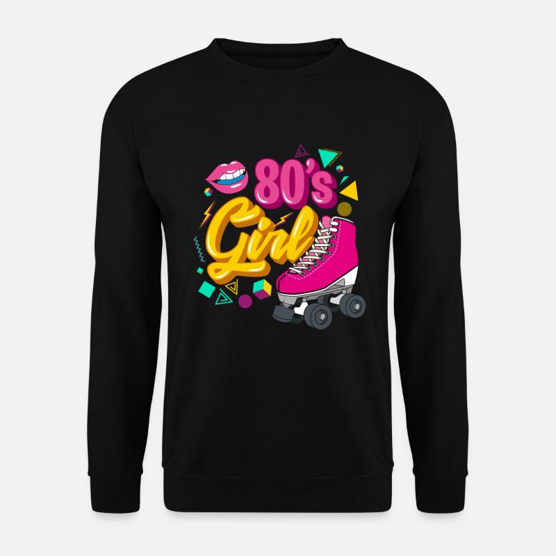 80-talls festdrakt forkledning 80-tallet - Genser unisex - svart