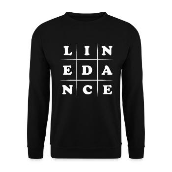 Danse en ligne - Danse en ligne - Sweat-shirt Unisexe - noir - Devant - Alina (178cm) & Michal (187cm)