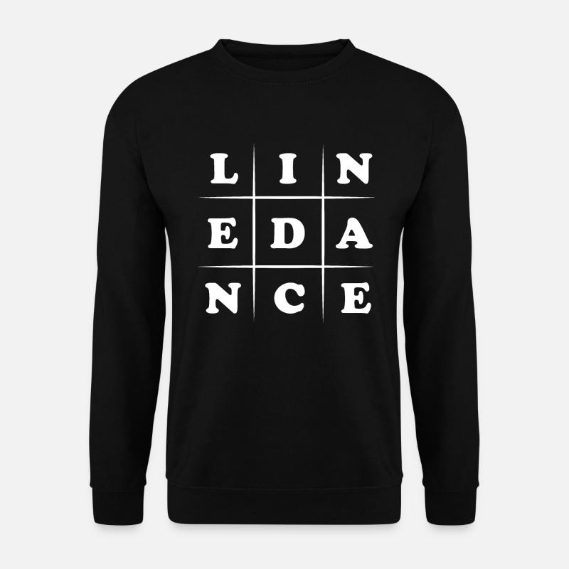 Line dance - line dance - Unisex Sweatshirt - black