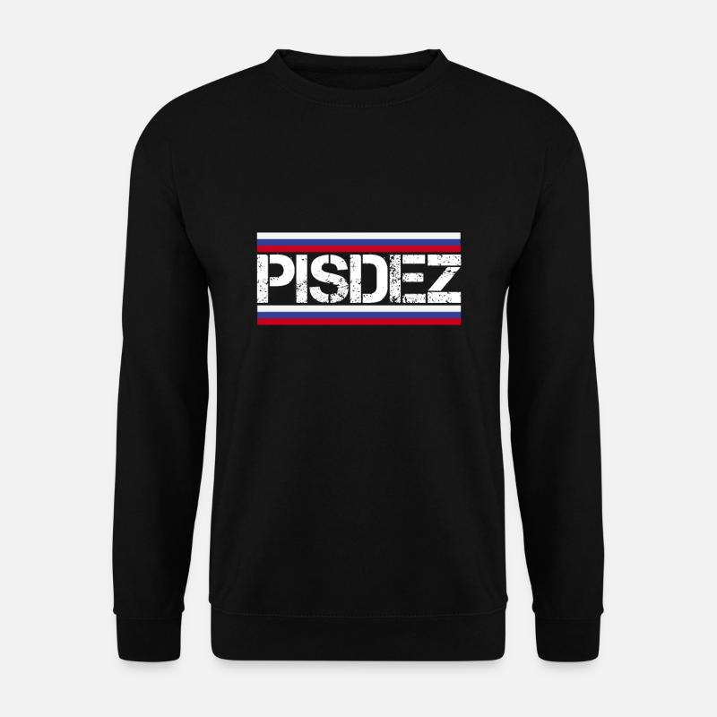 PISDEZ - Pisdetz - Pizdez пиздец Russland Shirt - Unisex Pullover - Schwarz