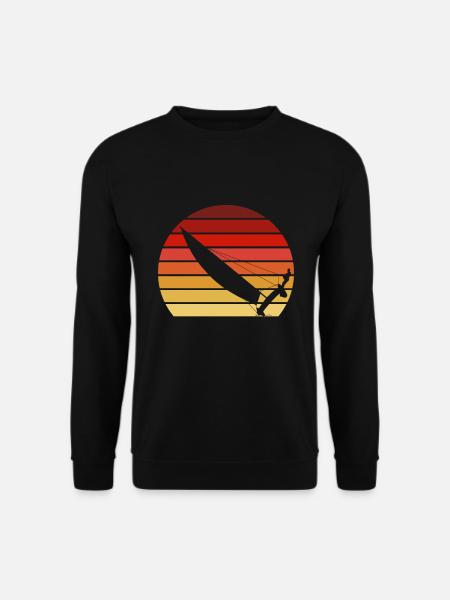 Catamaran au coucher du soleil - Sweat-shirt Unisexe - noir