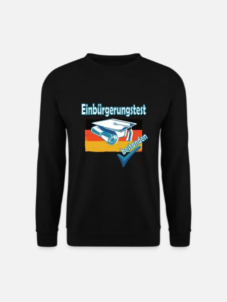 Integrationskurs Deutsch Einbürgerung Geschenk - Unisex Pullover - Schwarz