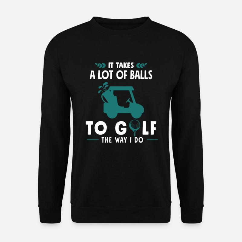 Golf Golfer Golfing - Unisex Sweatshirt - black