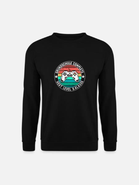 Einschulung 5. Klasse Gaming Gymnasium Realschule - Unisex Pullover - Schwarz