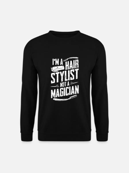 Barber barbershop barber beard hairdresser hairdresser - Unisex Sweatshirt - black
