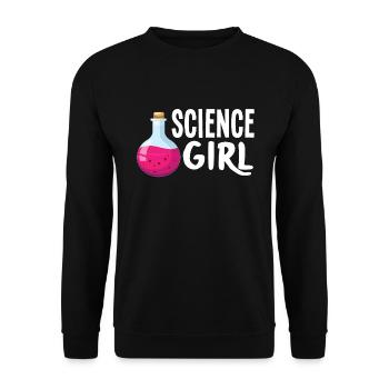 Science chimiste drôle de chimie - Sweat-shirt Unisexe - noir - Devant - Alina (178cm) & Michal (187cm)