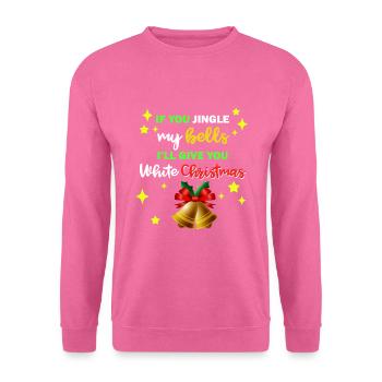 Énonciations drôles de Noël - Sweat-shirt Unisexe - rose - Devant