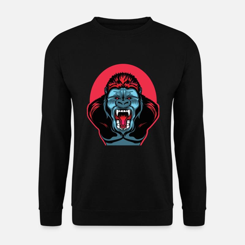Wild gorilla - Unisex Sweatshirt - black
