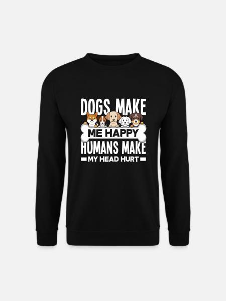 Dog owner, dog lover, dog lover - Unisex Sweatshirt - black