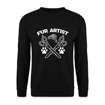 Toiletteur pour chien Toiletteur pour chien Toiletteur pour chien - Sweat-shirt Unisexe - noir - Devant - Alina (178cm) & Michal (187cm)