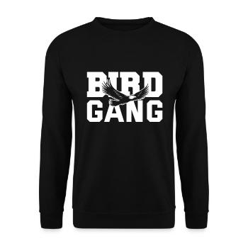 Oiseaux drôles ornithologues amateurs - Sweat-shirt Unisexe - noir - Devant - Alina (178cm) & Michal (187cm)