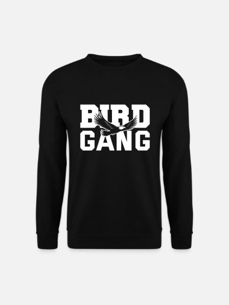 Lustige Vogelbeobachtung Vogelbeobachter Vögel - Unisex Pullover - Schwarz