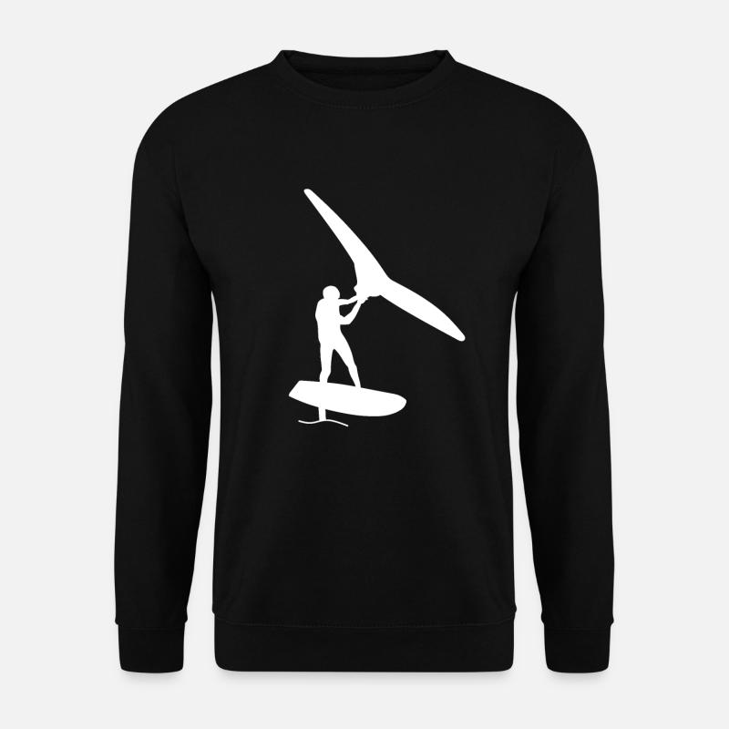 Wing Foils - Unisex Sweatshirt - black