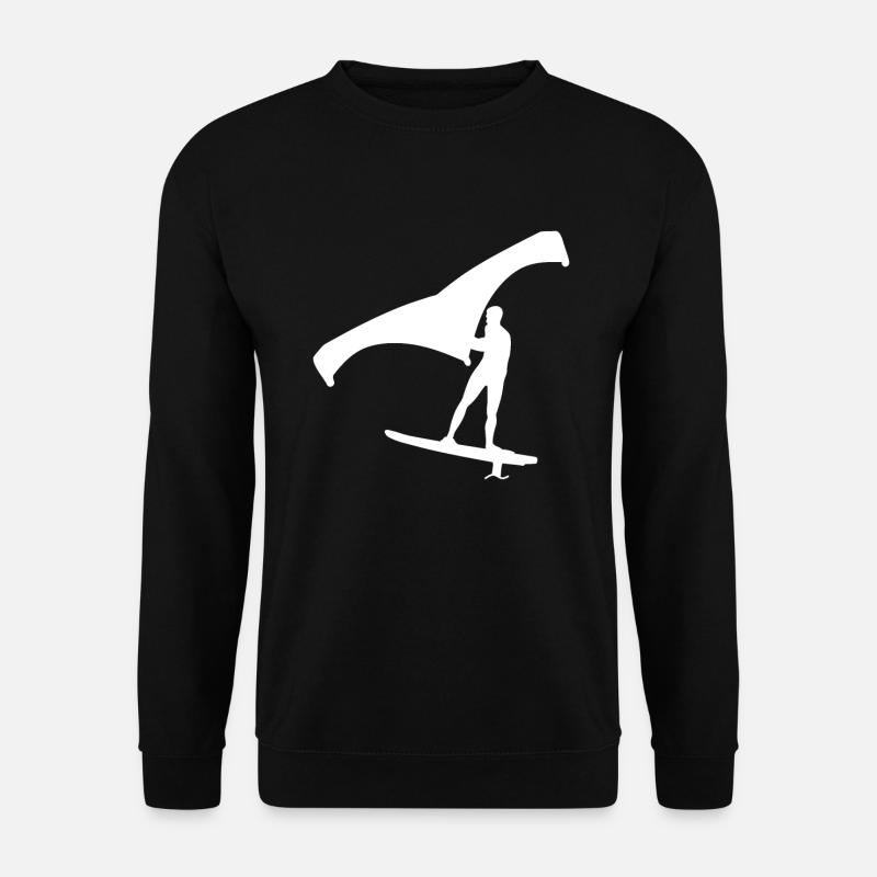 Wing Foilen - Unisex Pullover - Schwarz