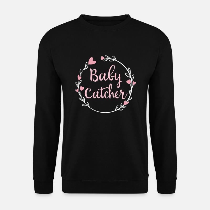Geburtshilfe Hebamme Hausgeburt Hebammen - Unisex Pullover - Schwarz