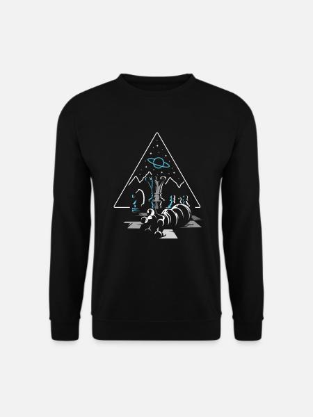 Cooles Schach Spieler Schachspieler Geschenk - Unisex Pullover - Schwarz