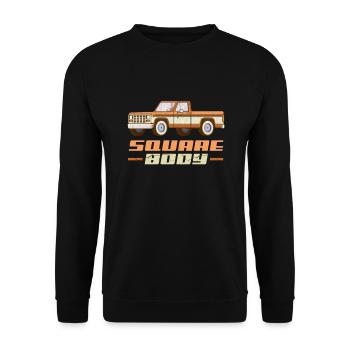 Rétro Rétro Trucks rétro retro cadeau - Sweat-shirt Unisexe - noir - Devant - Alina (178cm) & Michal (187cm)